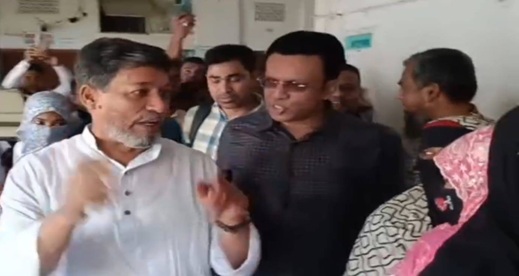 মাদারীপুরে রোগী সেজে সংসদ সদস্য জাহান্দারের হাসপাতাল পরিদর্শন