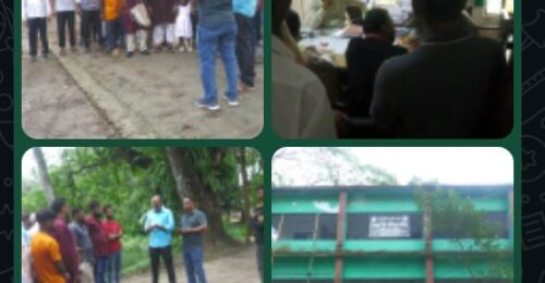 মাদারীপুরে বৈশাখী ভাতা ও ঈদ বোনাস না পাওয়ায় দপ্তরিদের শিক্ষা কর্মকর্তার কার্যালয় ঘেরাও