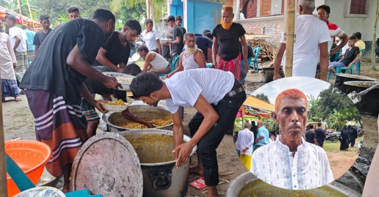 মৃত্যুর পর নয়, জীবিত থাকতেই ‘চল্লিশা’৫ হাজার মানুষের মুখে খাবার তুলে দিলেন হোসেনপুরের দম্পতি